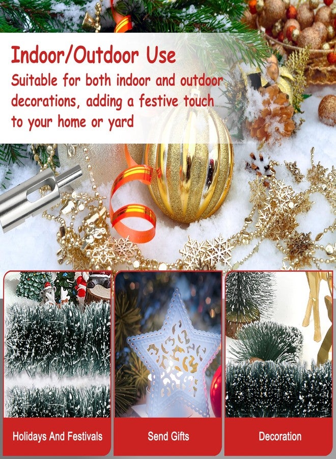ZTTM Accessories Village Collections Flexible Sisal Hedge Suitable for Rural Scenes, Christmas Village Display, and Snow Scenes DIY Decoration, 4 Packs 12x2x1 inches - Image 3